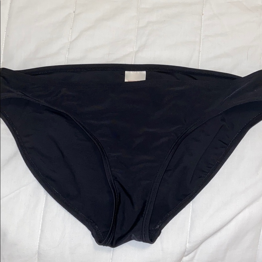 black bikini bottoms